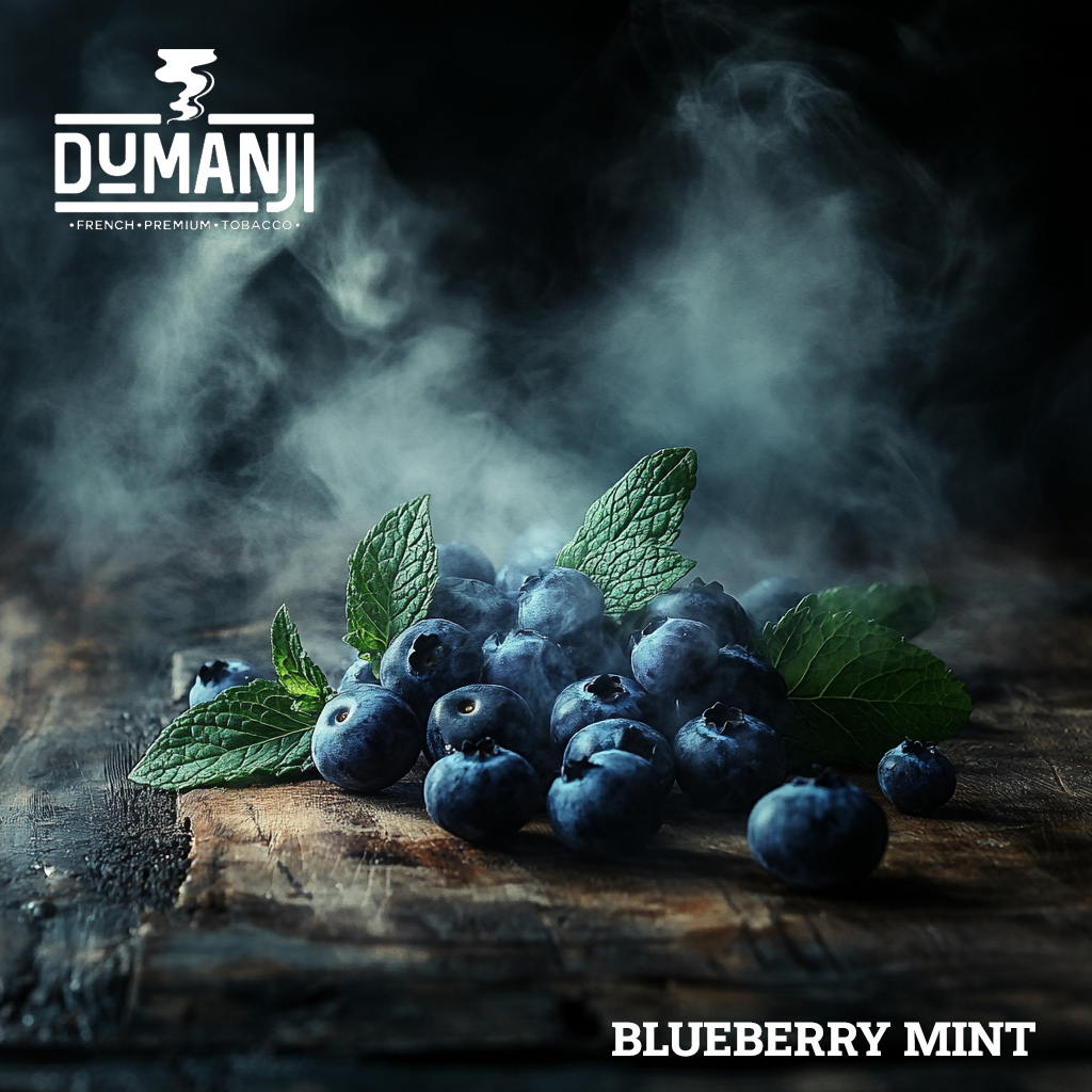 Dumanji Shisha Tobacco Blueberry Mint – A Sweet and Refreshing Berry Blend