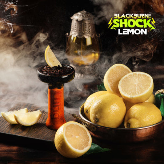 Blackburn Shisha Tobacco Lemon Shock – A Zesty and Electrifying Citrus Blast