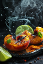 Serbetli Lime Spice Peach Shisha Tobacco 1 kg – Grilled Peach & Zesty Lime