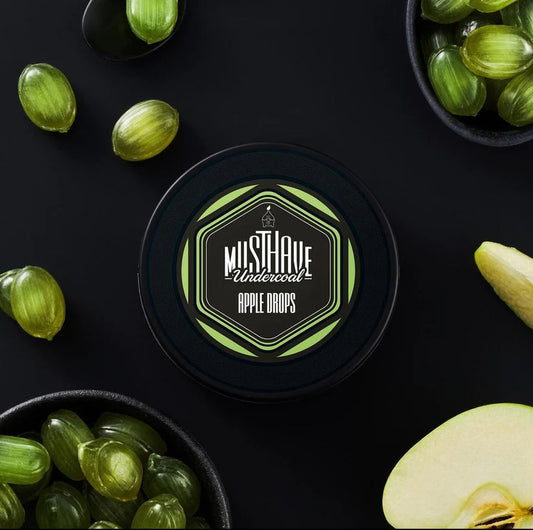 MustHave Shisha Tobacco Apple Drops – A Crisp and Juicy Apple Explosion