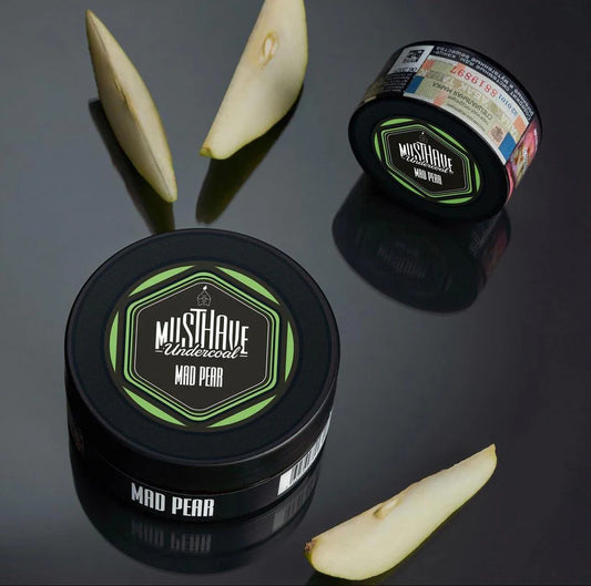 MustHave Shisha Tobacco Mad Pear – A Sweet and Juicy Pear Explosion