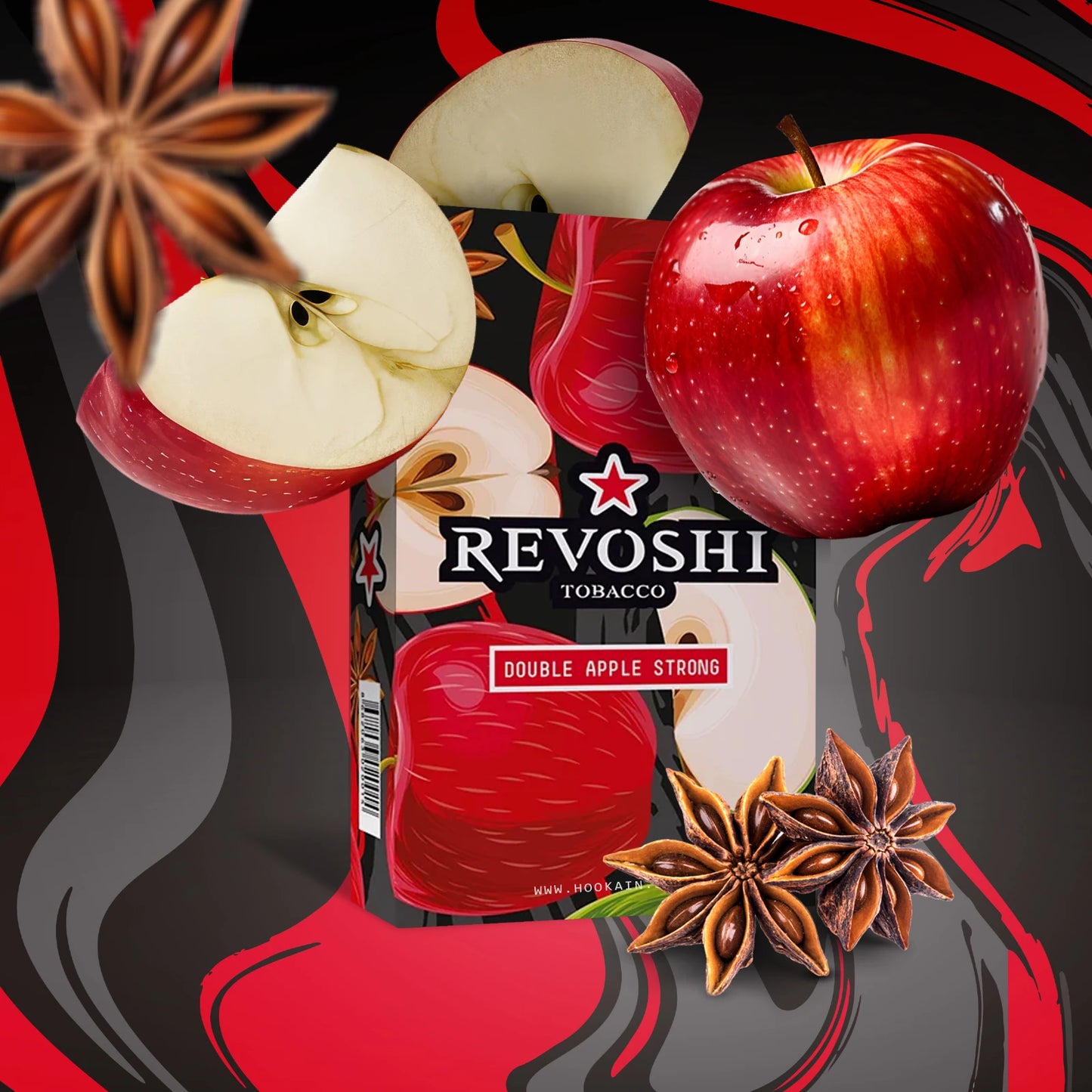 Revoshi Shisha Tobacco Double Apple Strong – A Bold and Classic Apple Flavor