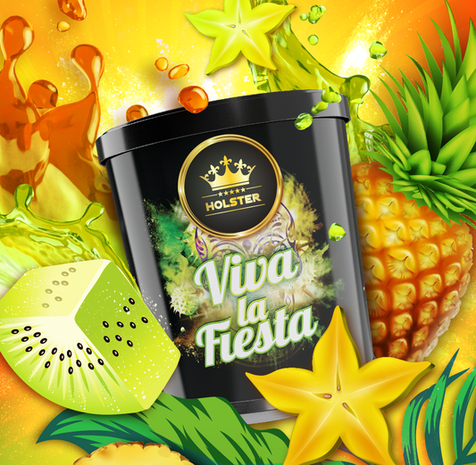 Holster Shisha Tobacco Viva La Fiesta – A Tropical Party of Fruity Flavors